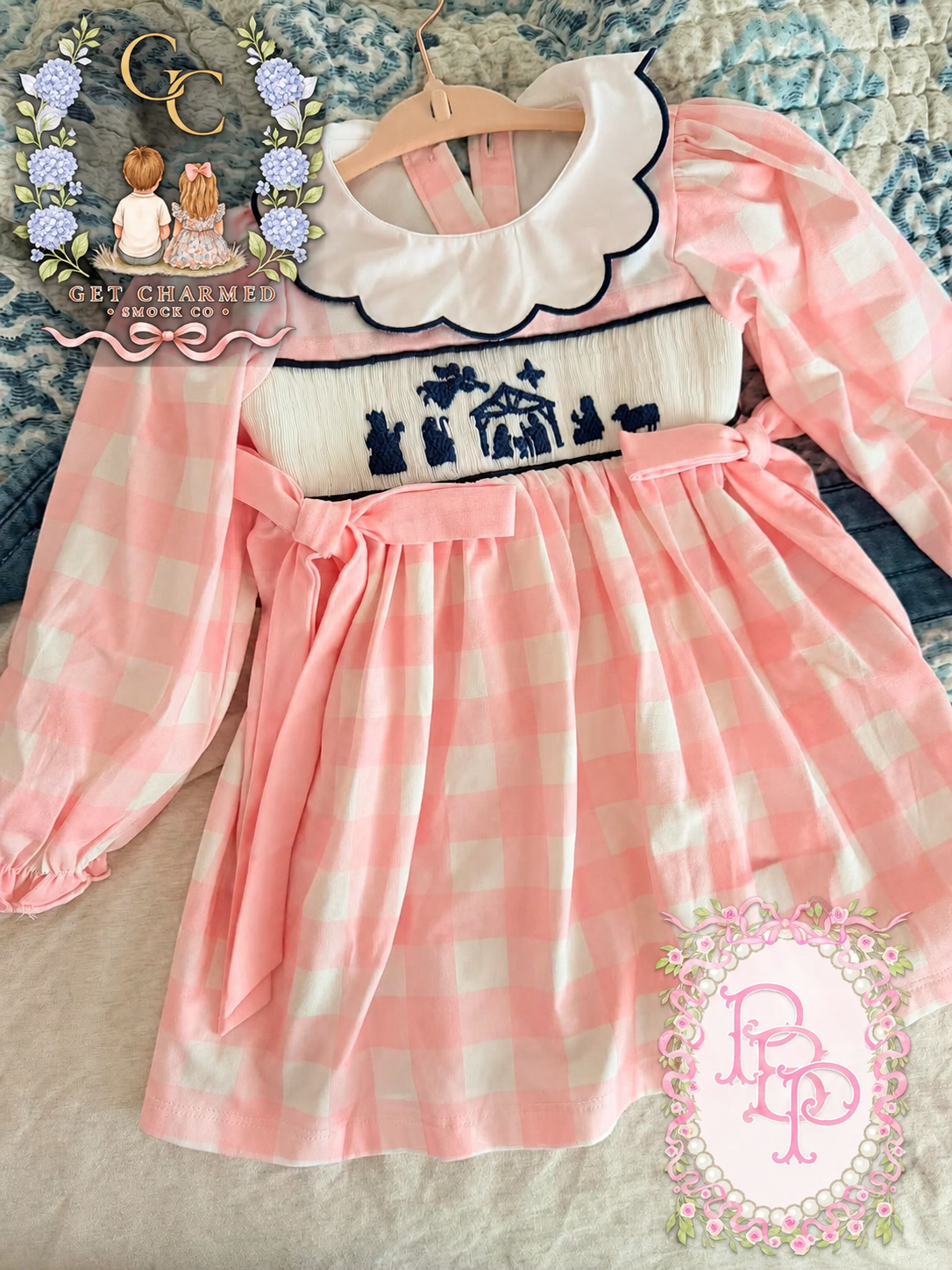Hand Smocked Nativity Dress
