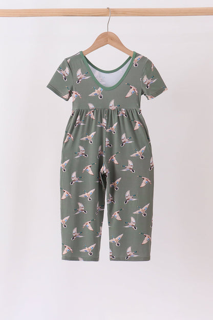 Green Mallard Bamboo Jumpsuit