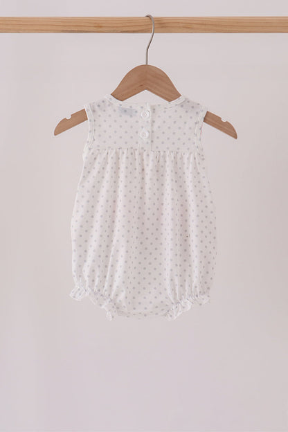 Pink Football Applique Ruffle Bubble
