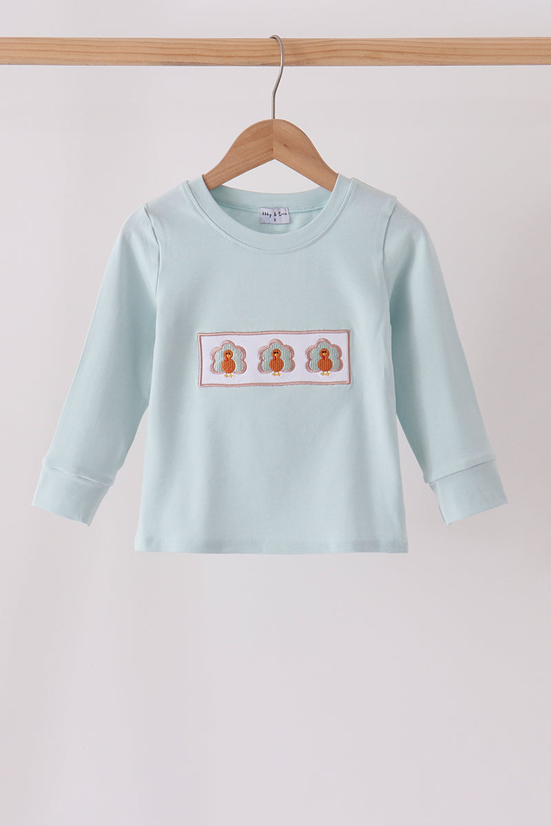 SageTurkey Embroidery Top