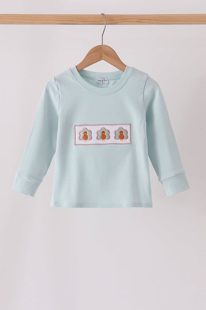 SageTurkey Embroidery Top