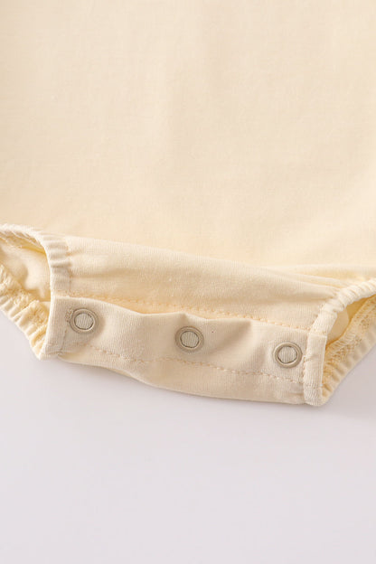 Beige blank basic t-shirt Adult Kids and baby bubble
