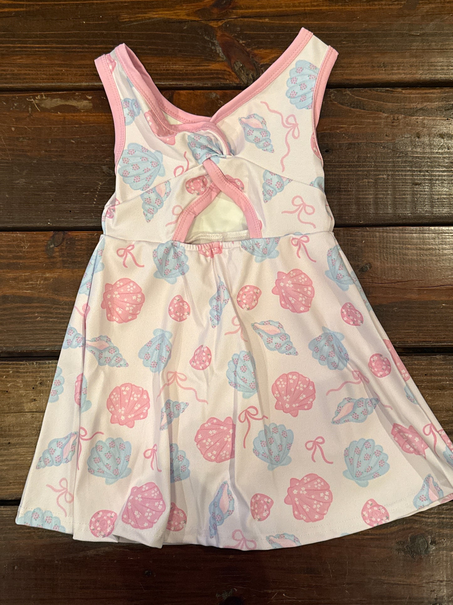 Sea shell athletic dress