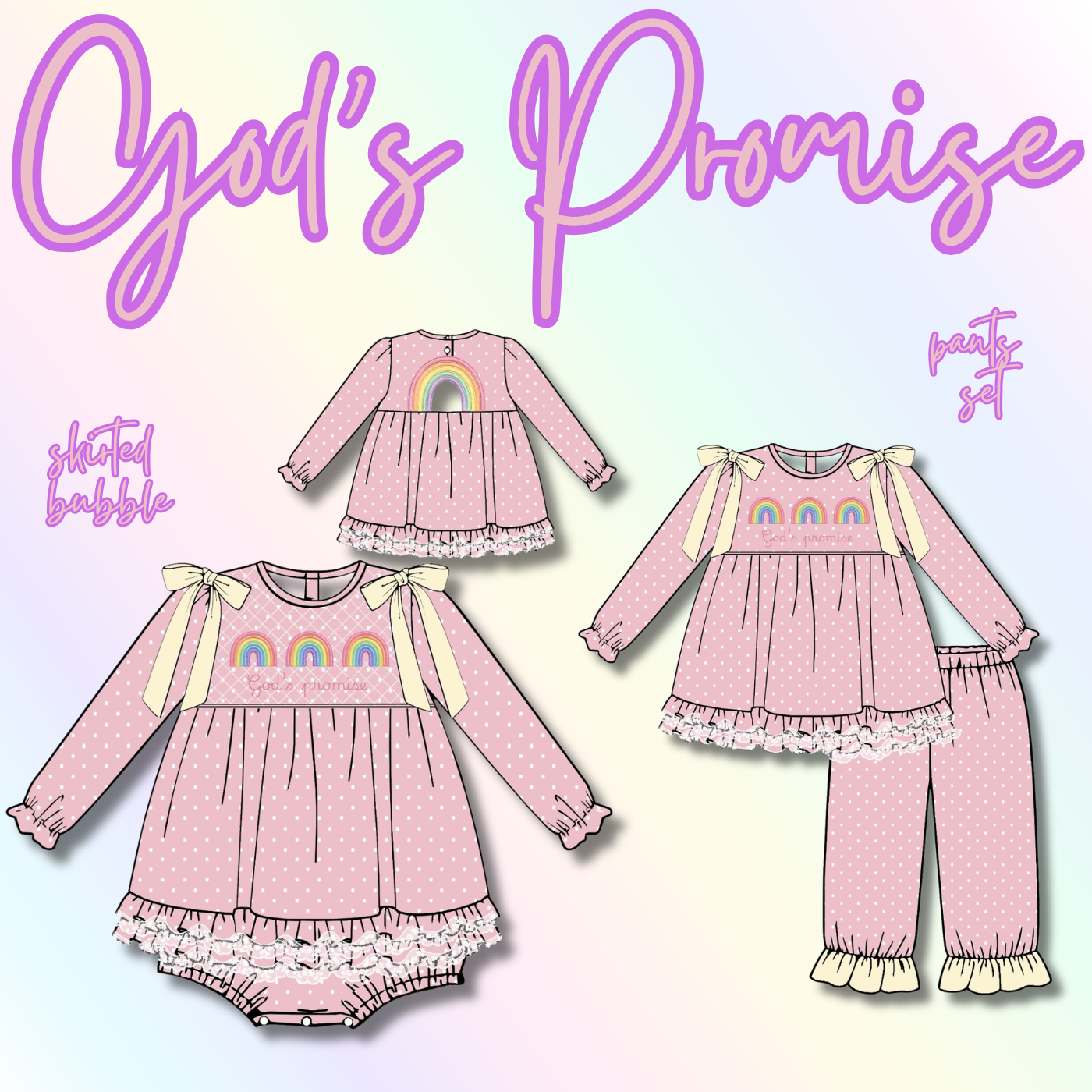 God's Promise Skirted Bubble - ETA November