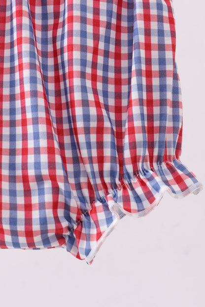 Ole Miss HOTTY TODDY smocked ruffle bubble