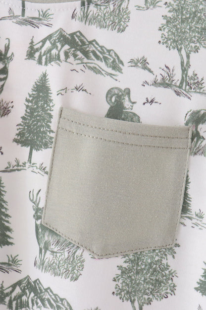 Sage tree pocket jogger set