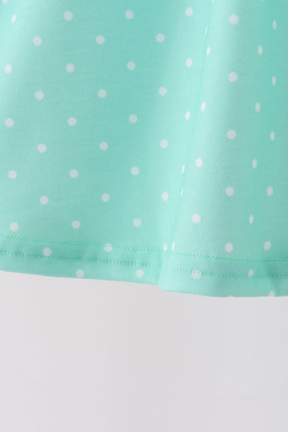 Green Character Smocked Dress