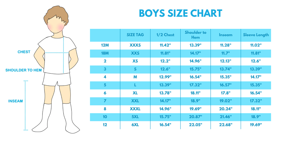 Blue Sailboat Shorts Set
