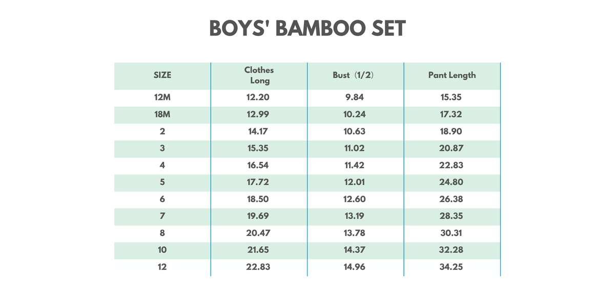 Blue Santa Claus Bamboo Pajama Set