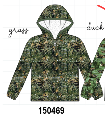 Forest Camouflage Raincoat