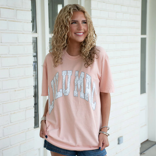 LULU MAC Camo Adult Peachy Comfort Colors